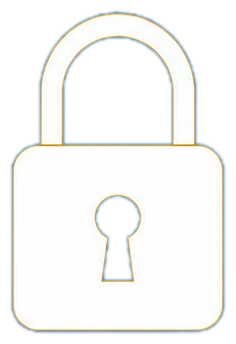 Schloss-Symbol für Datenschutz