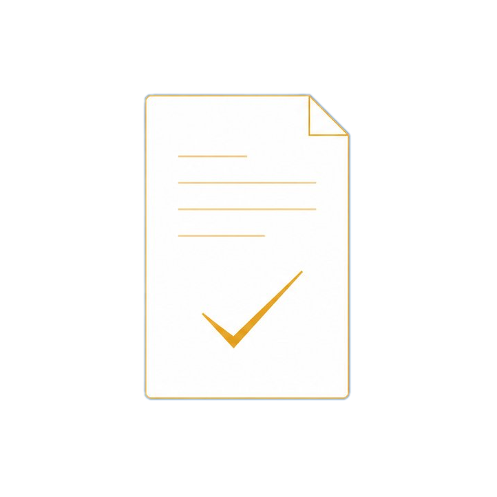 Dokument-Symbol für Nutzungsbedingungen
